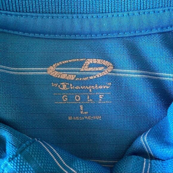 Mens Large Champions Golf Moisture Wick Polo - Picture 2 of 6